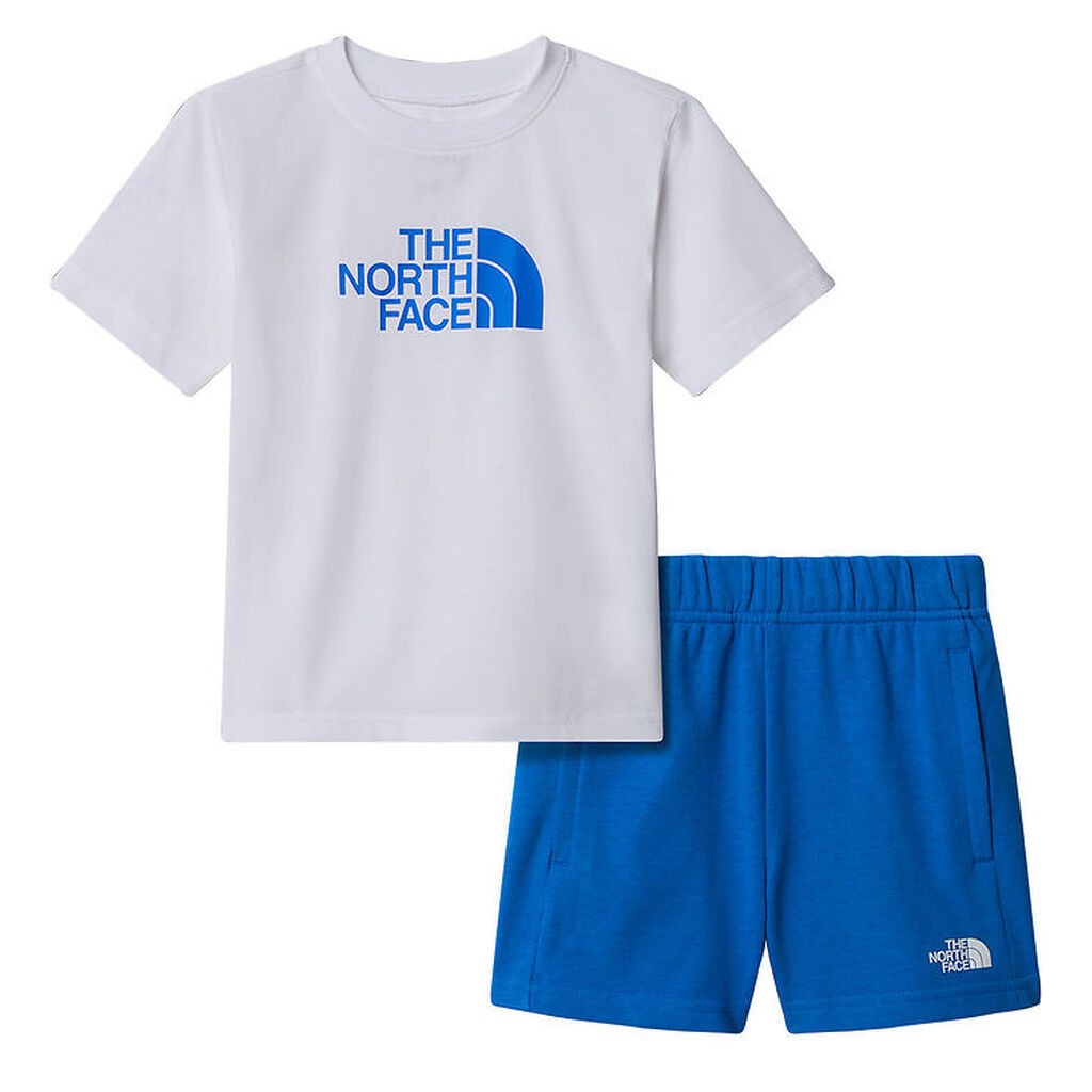 The North Face Shortssæt - T-shirt/Shorts - White/Hero Blue