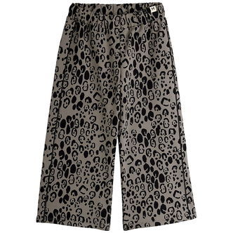 Mini Rodini Bukser - Leopard - Grå