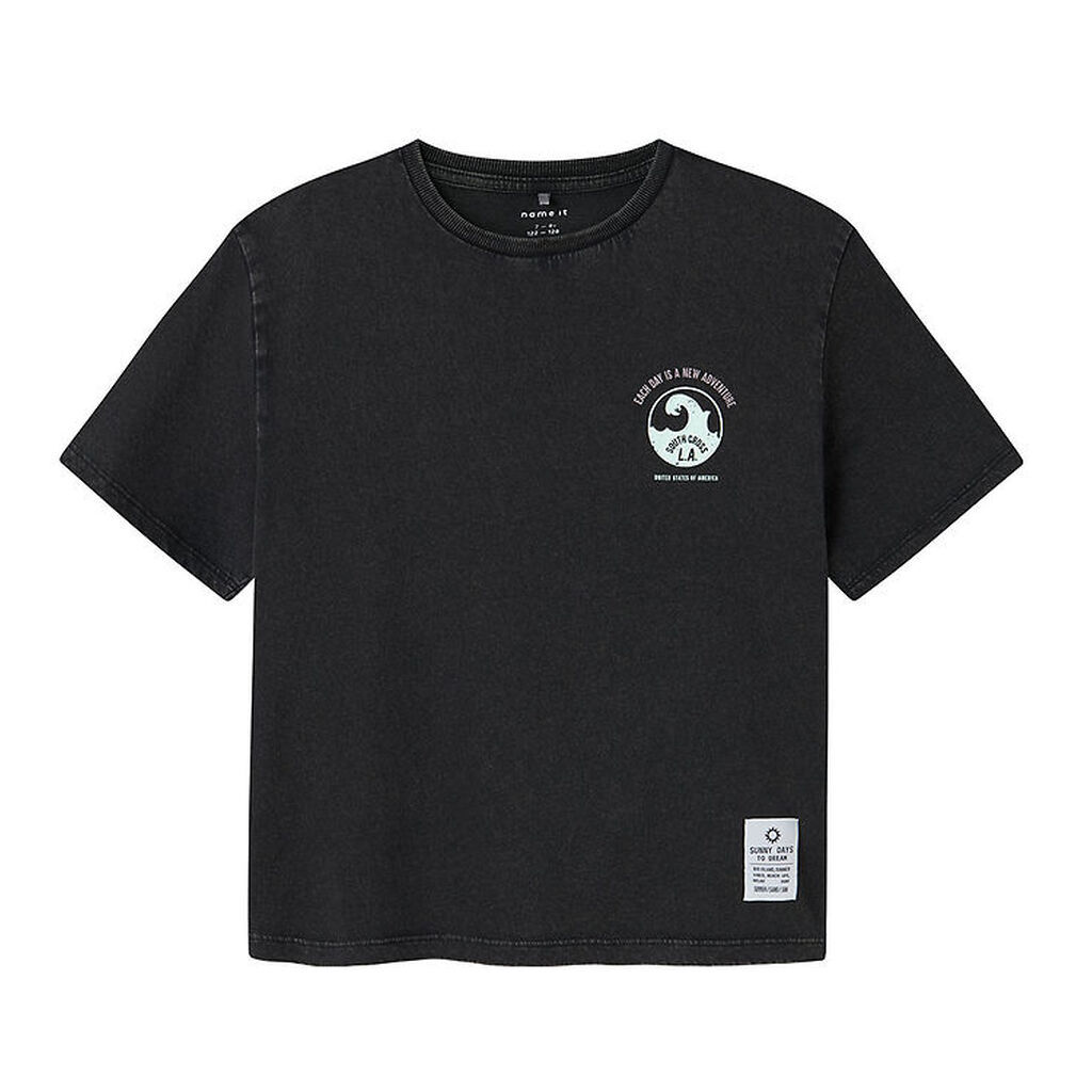Name It T-shirt - NkmJeano - Sort m. Print