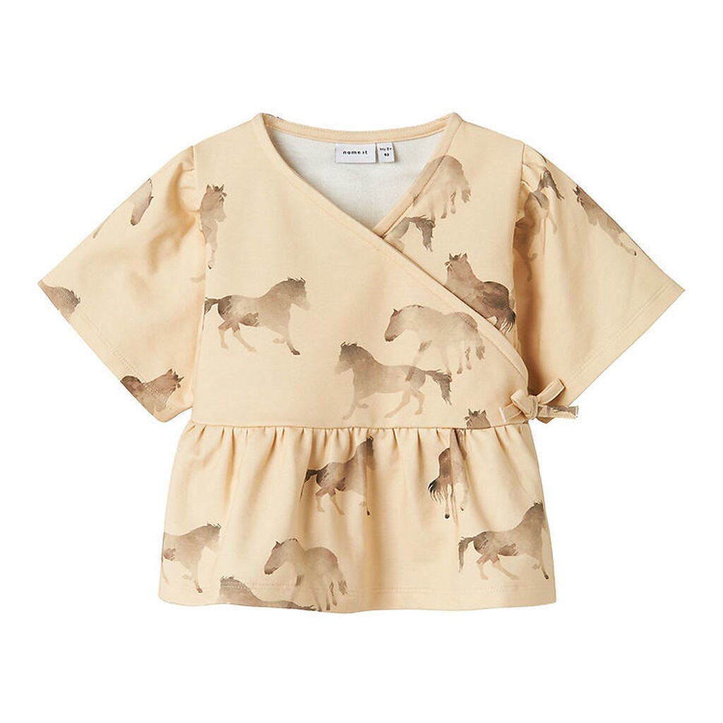 Name It T-shirt - Sweat - NmfHelva - Sun Kiss m. Heste