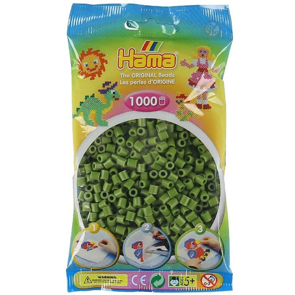 Hama Midi Perler - 1000 stk. - 84 Oliven