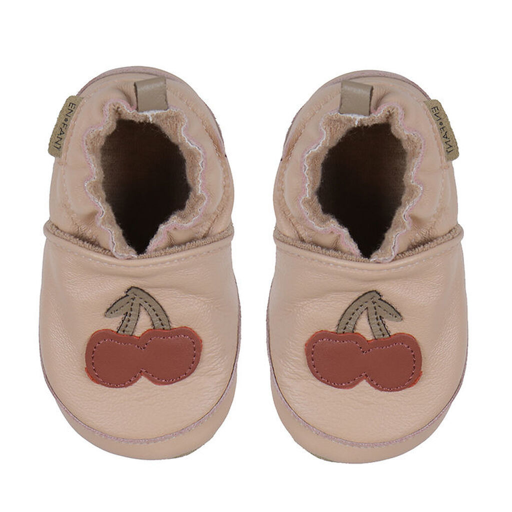 En Fant Skindfutter - Applique - Rose Dust m. Kirsebær