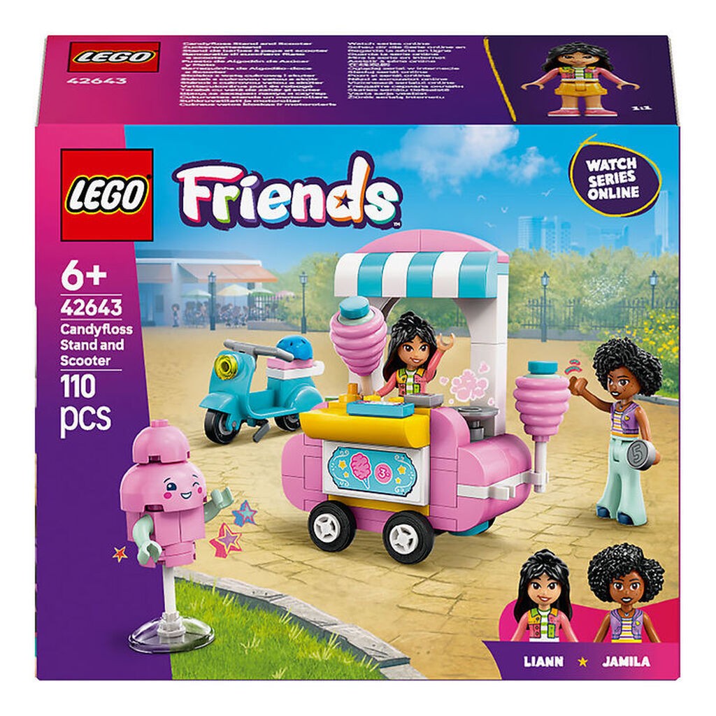 LEGOÂ® Friends - Candyfloss-bod og Scooter 42643 - 110 Dele