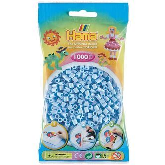 Hama Midi Perler - 1000 stk. - 97 Pastel Isblå