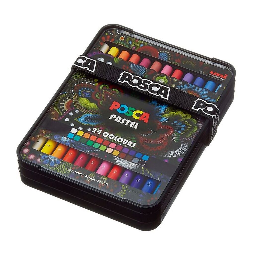 Posca Fedtfarver - 24 stk. - Multifarvet