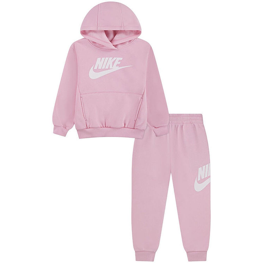Nike Sweatssæt - Hættetrøje/Sweatpants - Mineral Soft Pink