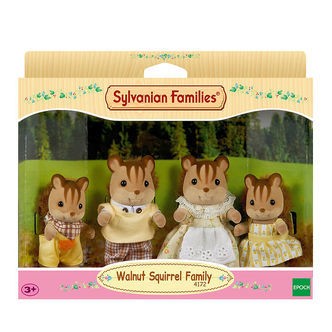 Sylvanian Families - Walnut Squirrel Family - 4172