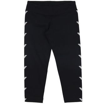 EA7 Leggings - Sort m. Logoer