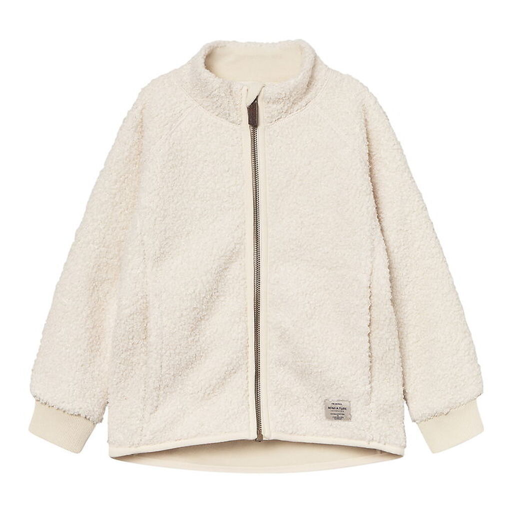 Mini A Ture Fleecejakke - MatCedric - Angora Cream