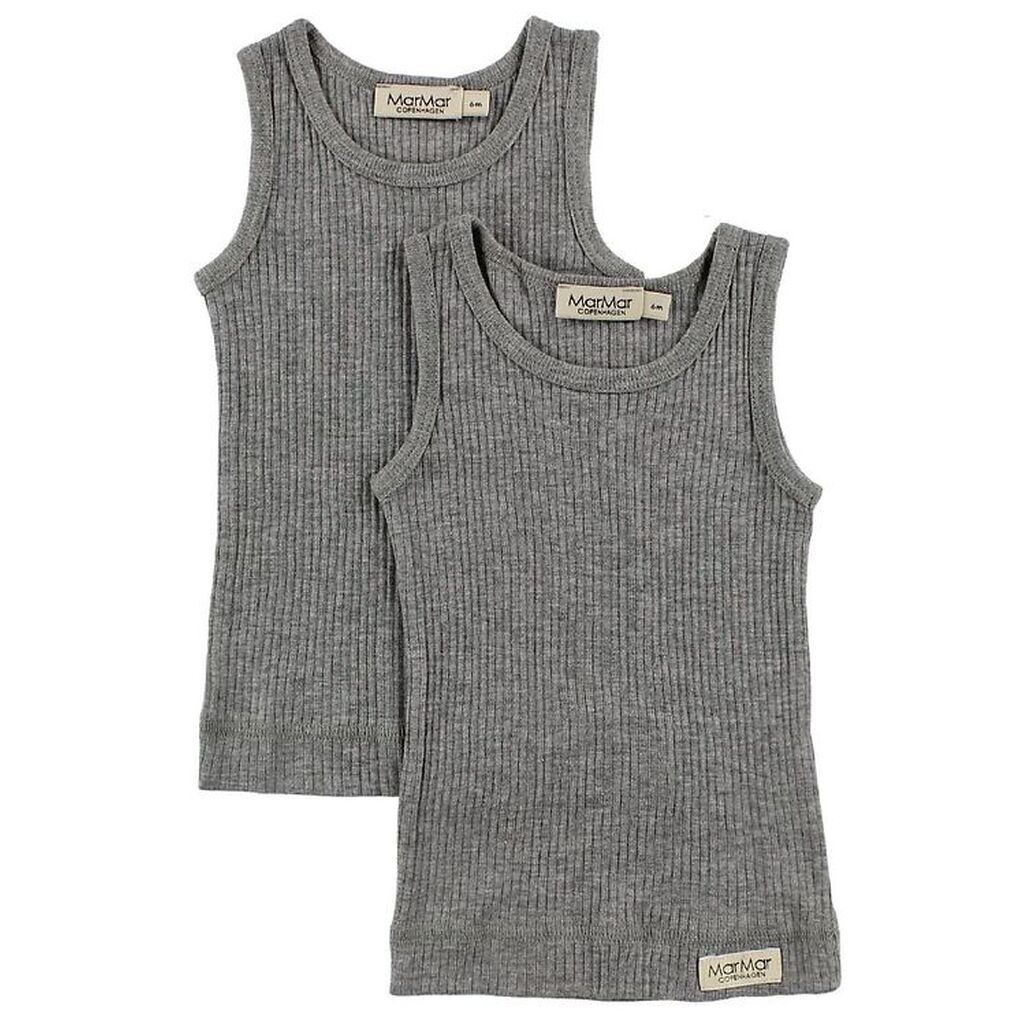 MarMar Undertrøjer - 2-pak - Gråmeleret
