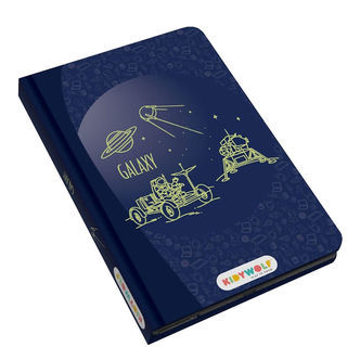 Kidywolf LCD-tegnetavle m. 30 Motiver - Galaxy