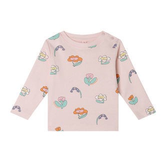 Stella McCartney Kids Bluse - Viola m. Blomster