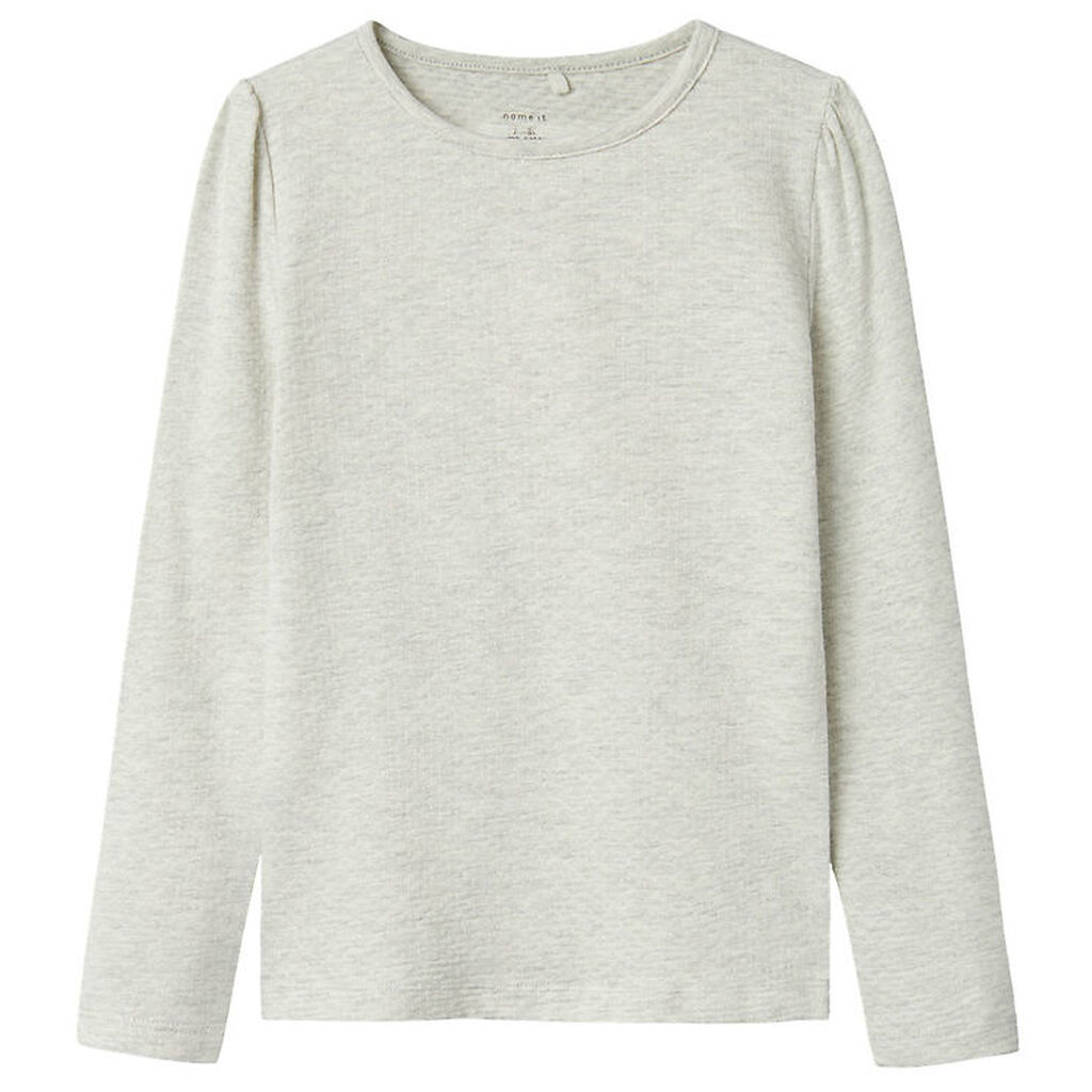 Name It Bluse - NkfTannea - Light Grey Melange