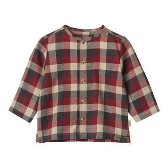 Wheat Skjorte - Shelby - Red Blue Check