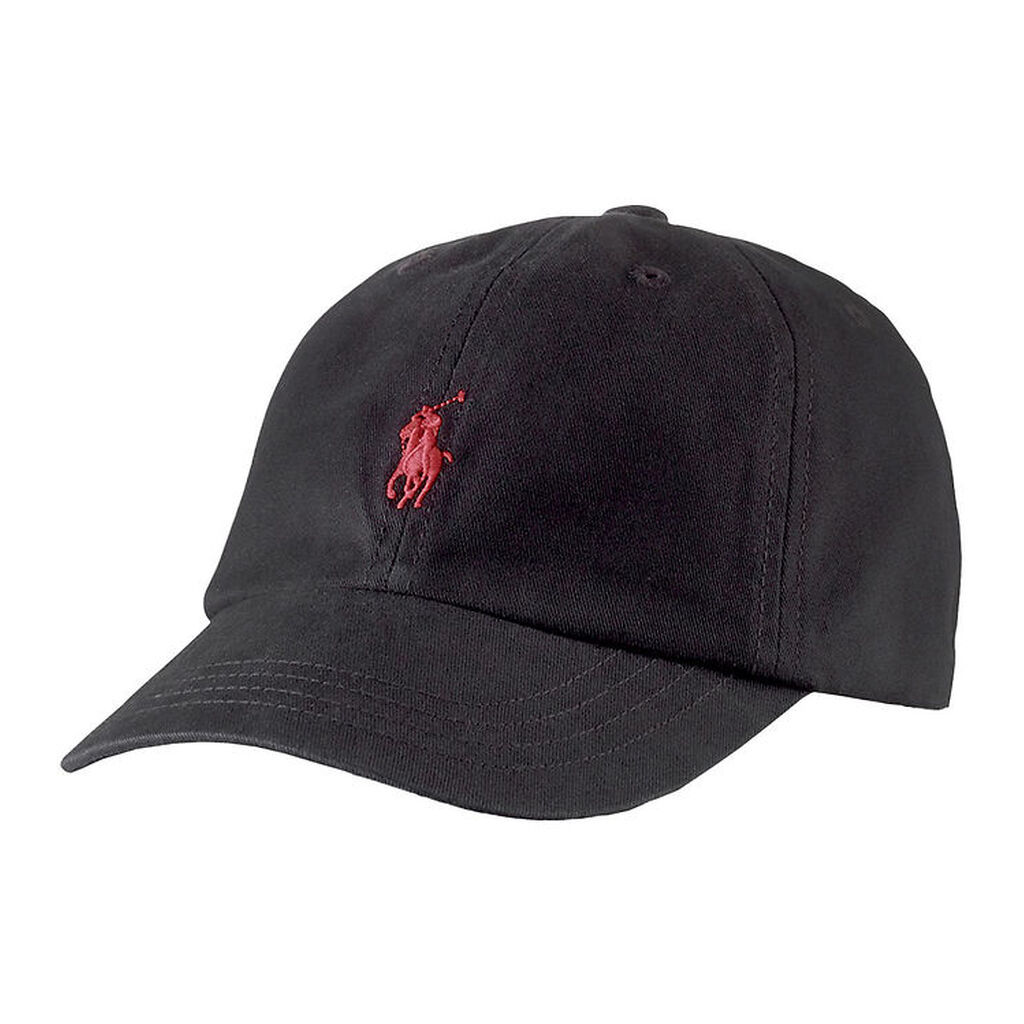 Polo Ralph Lauren Kasket - Sort m. Logo