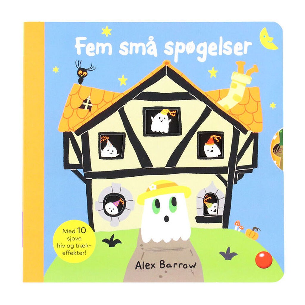 Forlaget Bolden Bog m. Effekter - 5 Små Spøgelser - DA