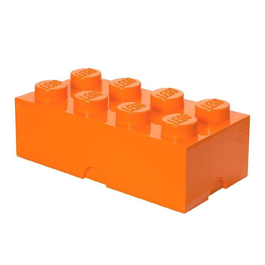 LEGOÂ® Storage Opbevaringsboks - 50x25x18 - 8 Knopper - Bright Or