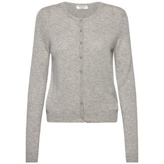 Rosemunde Cardigan - RkSofia - Strik - Uld - Light Grey Melange