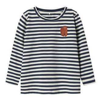 Name It Bluse - NmmNitu - Mood Indigo m. Striber