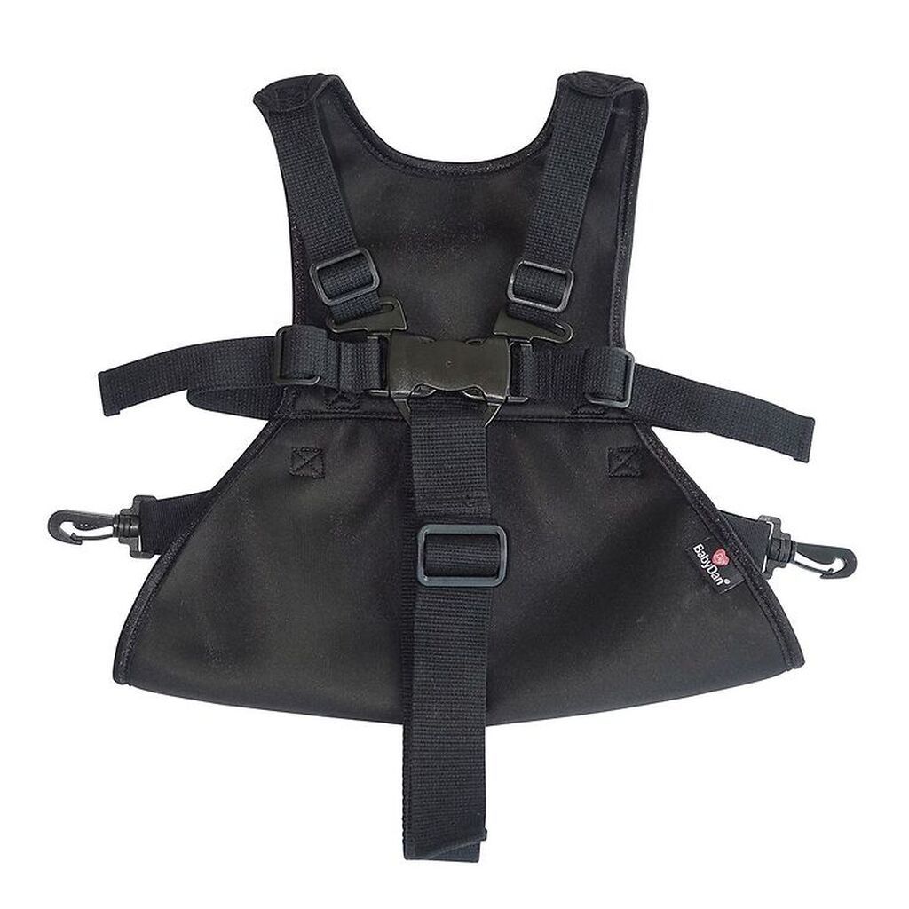 BabyDan Barnevognssele - DeLuxe Harness - Sort