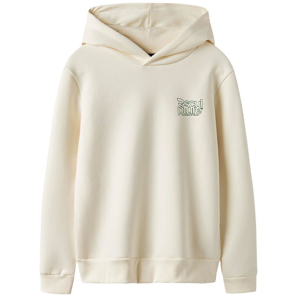 LMTD Hættetrøje - NlnHulp - Antique White/Jolly Green/Sort