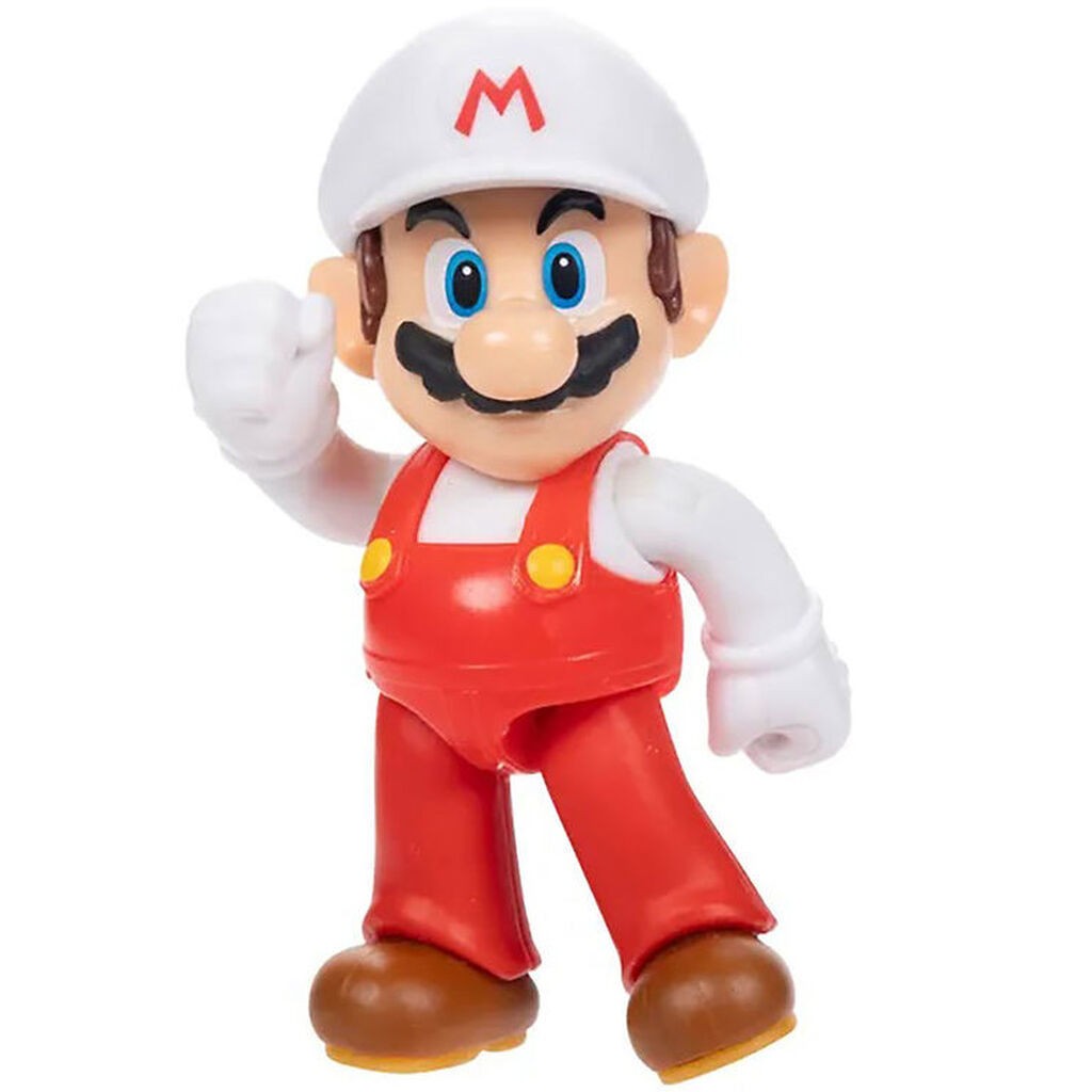 Super Mario Figur - 6 cm - Fire Mario