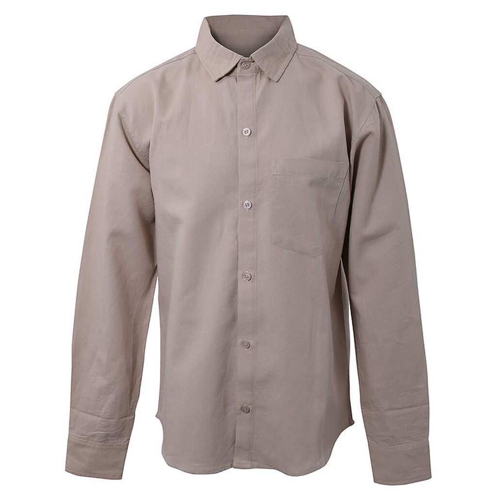 Hound Skjorte - Linen Blend - Sand