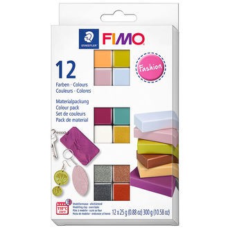 Staedtler FIMO Modellervoks - Soft - 12x25 g - Fashion