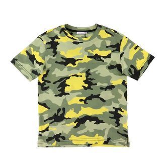 Dolce & Gabbana T-shirt - Skate - Grøn/Neongul Camouflage
