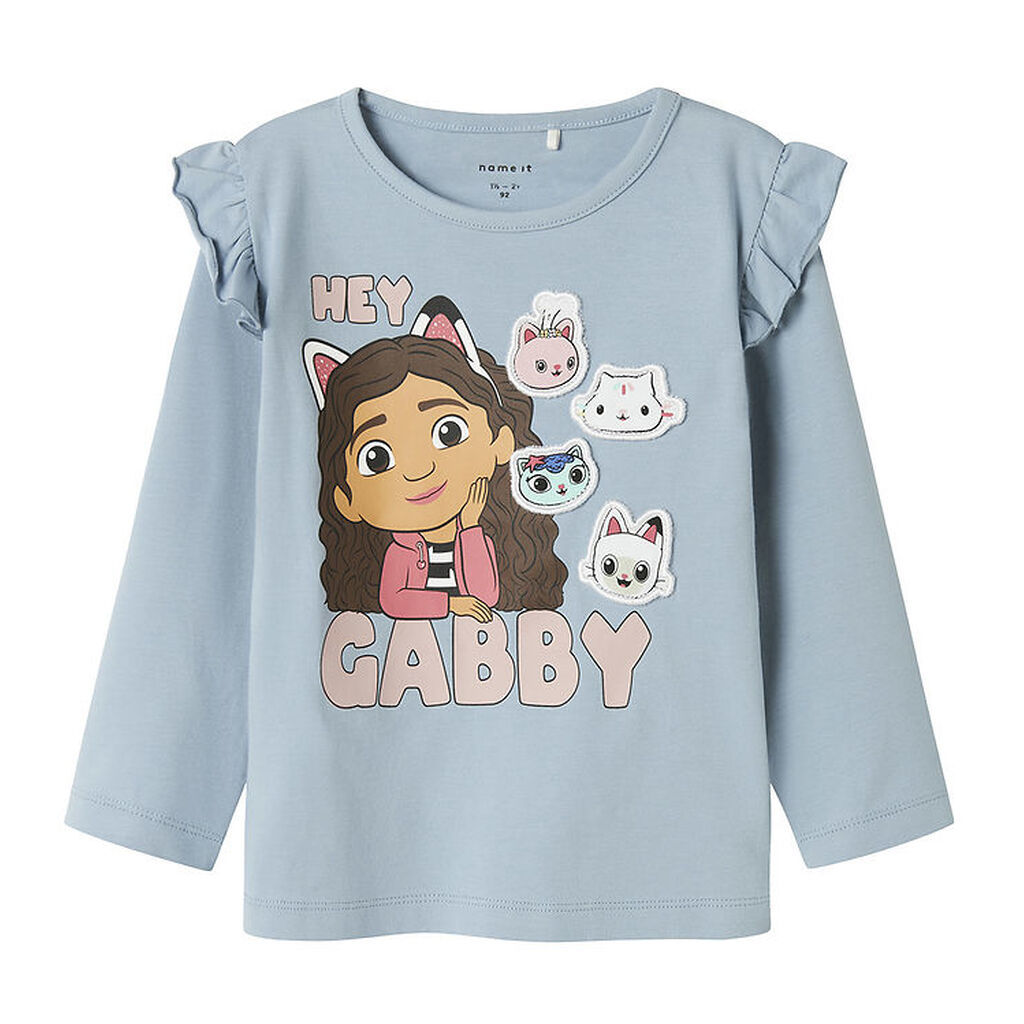 Name It Bluse - NmfJutte - Gabby's Dollhouse - Dusty Blue