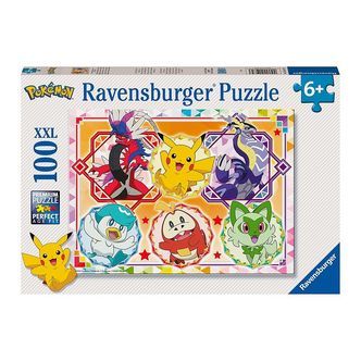Ravensburger Puslespil - 100 Brikker - Pokémon
