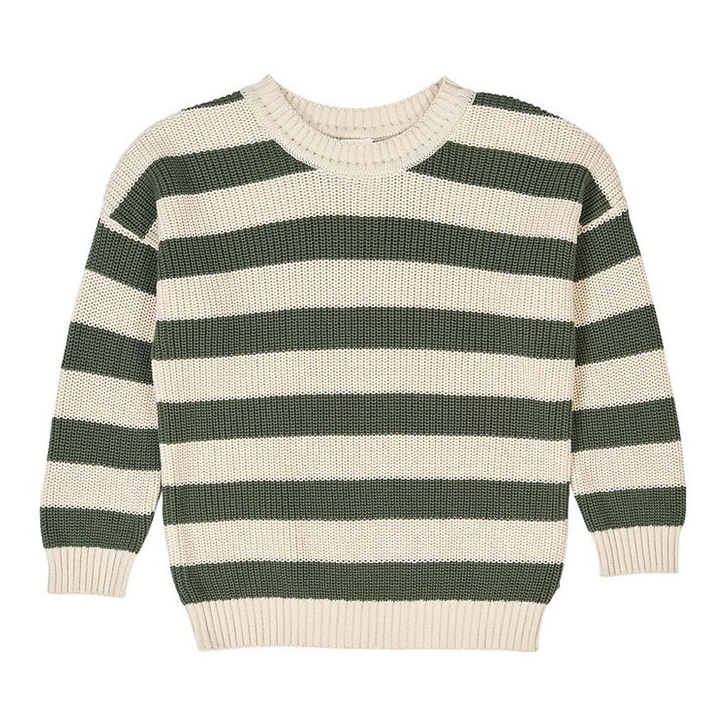 Müsli Bluse - Strik - Stripe - Oak