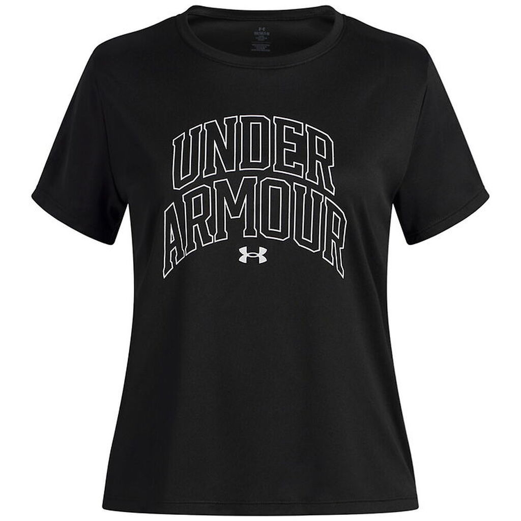 Under Armour T-shirt - Tech Varsity - Sort m. Print