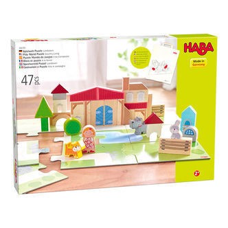 Haba Play World Puslespil - 47 Dele