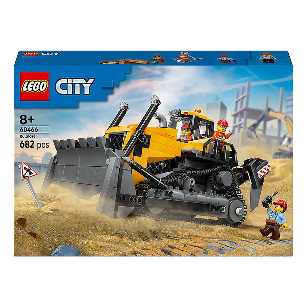 LEGOÂ® City - Gul bulldozer 60466 - 682 dele