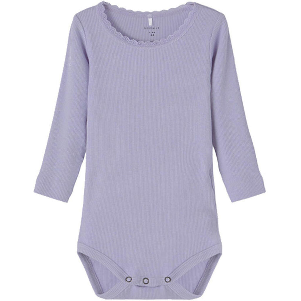 Name It Body l/æ - Noos - Rib - NbfKab - Heirloom Lilac/Melange