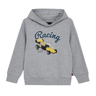 LEGOÂ® Wear Hættetrøje - LWScout 708 - Grey Melange m. Print