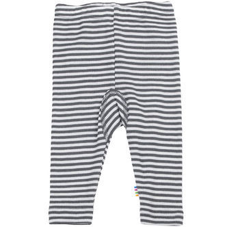 Joha Leggins - Rib - Uld/Silke - Mørkegrå
