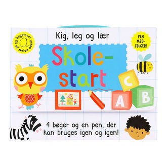 Alvilda Opgavebøger - Skriv Og Visk Ud - Skolestart - 4 stk. - D