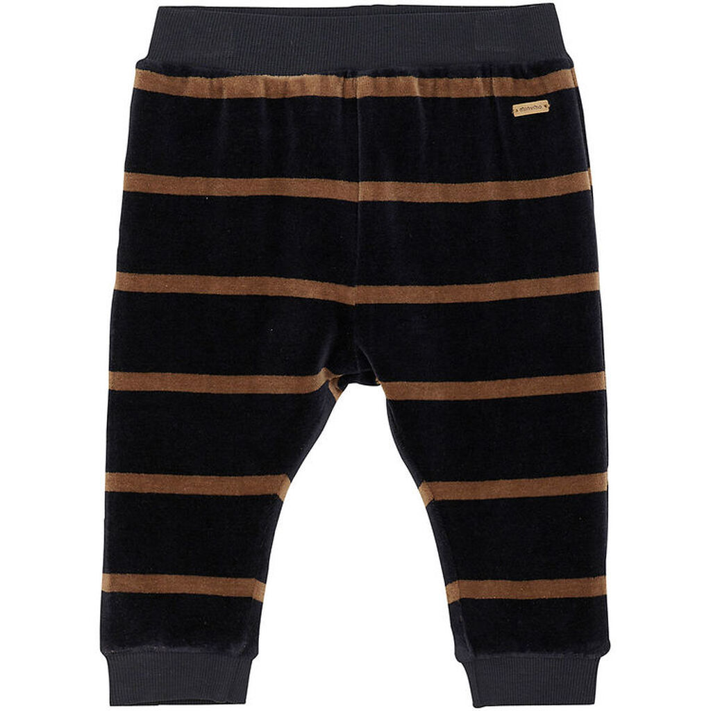 Minymo Velourbukser - Dark Navy