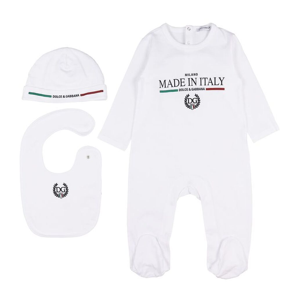 Dolce & Gabbana Gaveæske - Heldragt/Hue/Savlesmæk - Hvid