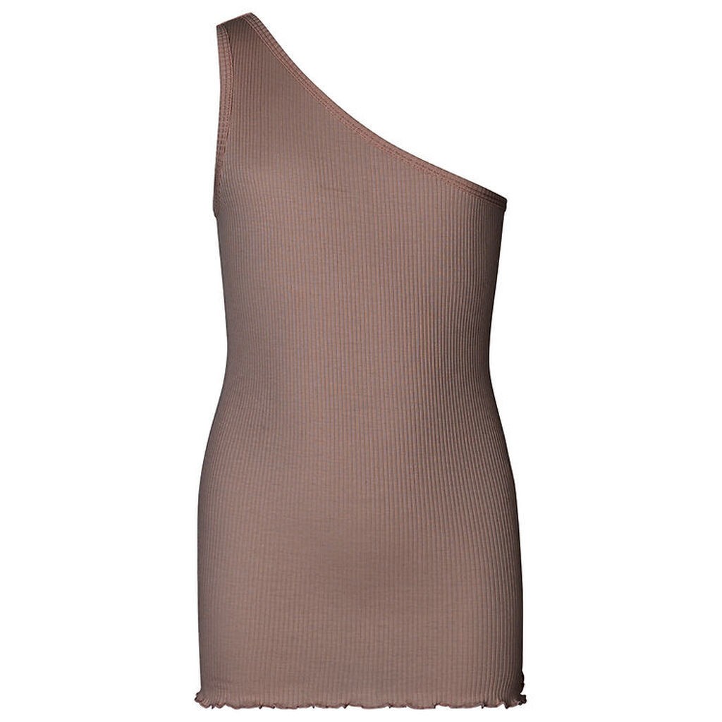 Rosemunde Top - One Shoulder - Dark Sand