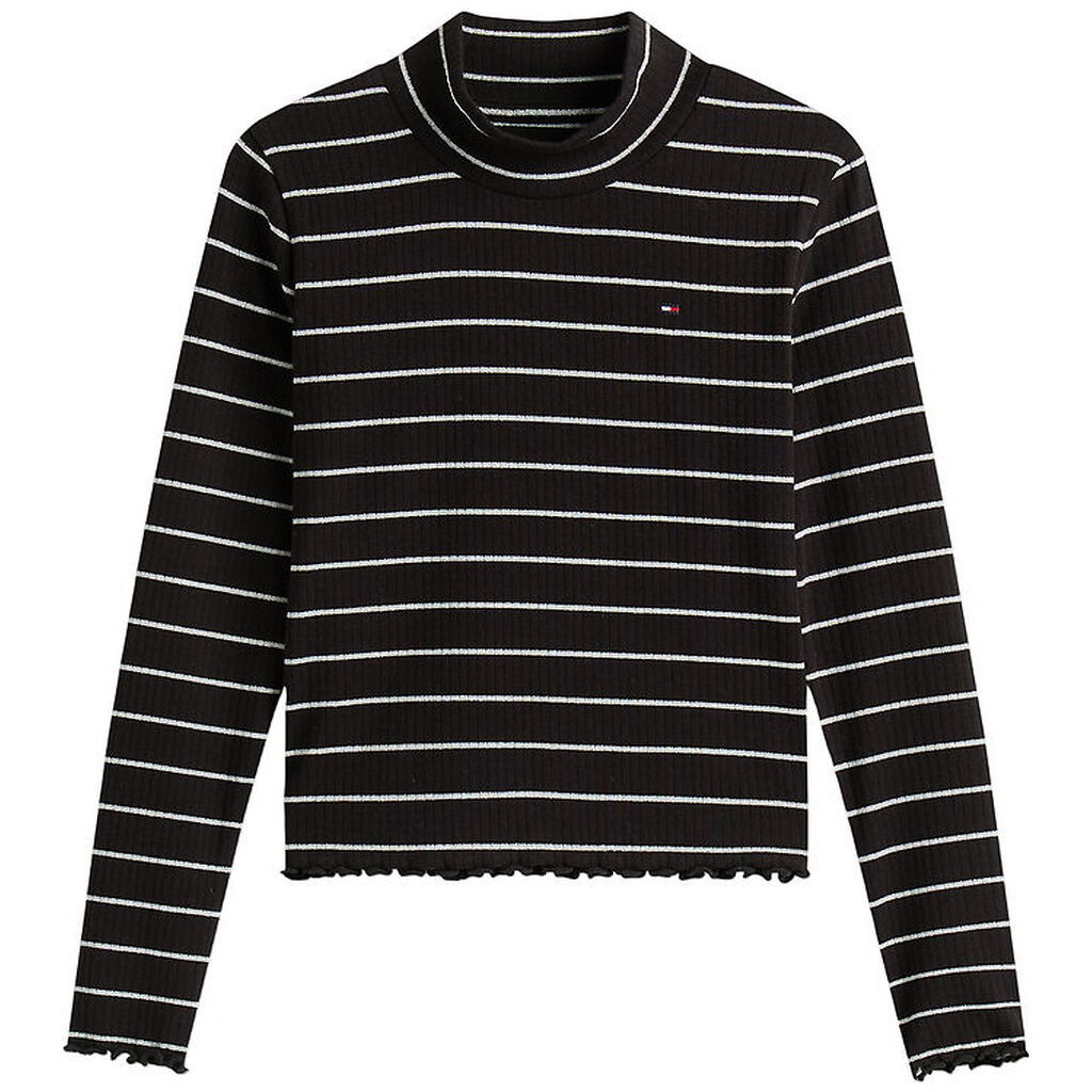 Tommy Hilfiger Bluse - Mock Neck - Black