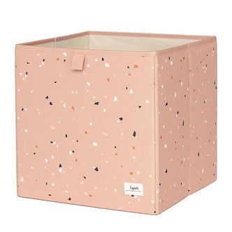 3 Sprouts Opbevaringskasse - 33x33x33 cm - Terrazzo/Clay