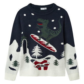 Name It Bluse - Strik - NknRebo - Navy Blazer