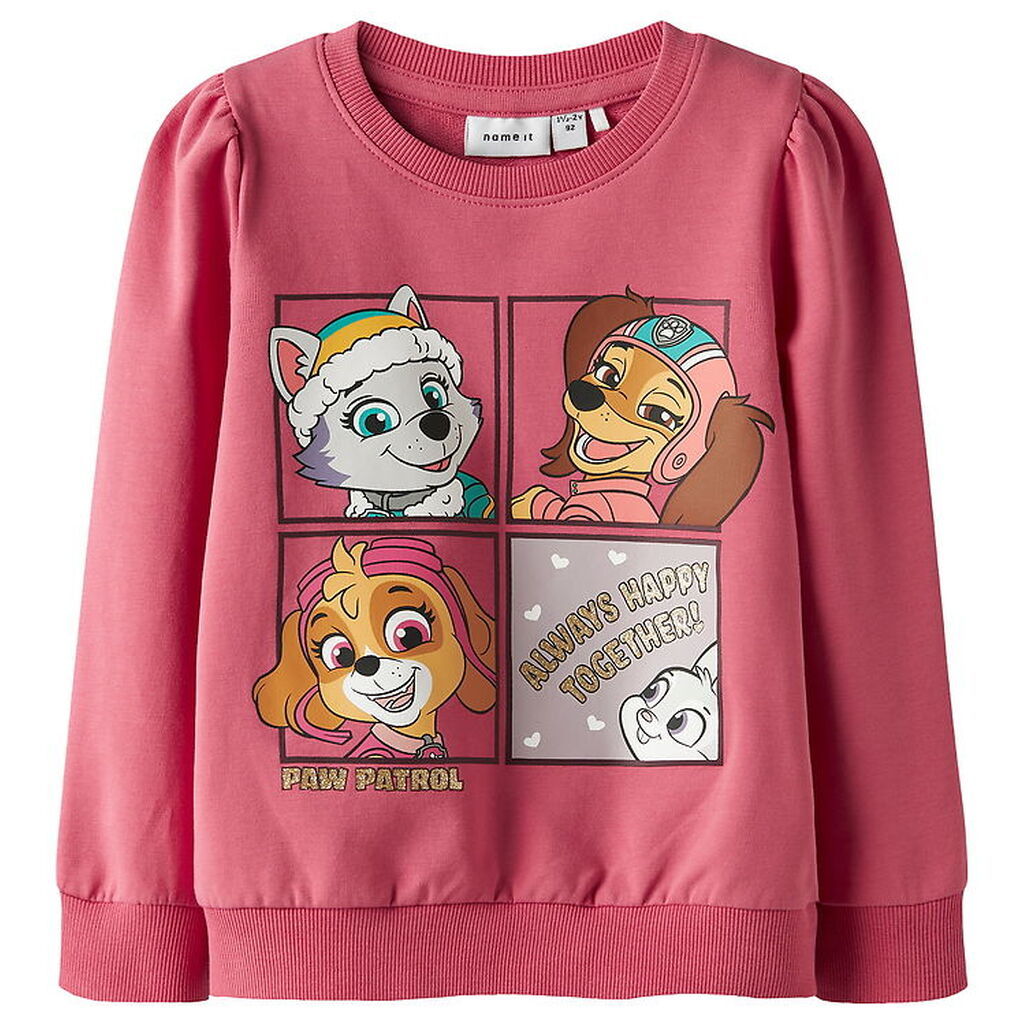 Name It Sweatshirt - NmfJosse - Paw Patrol - Rapture Rose