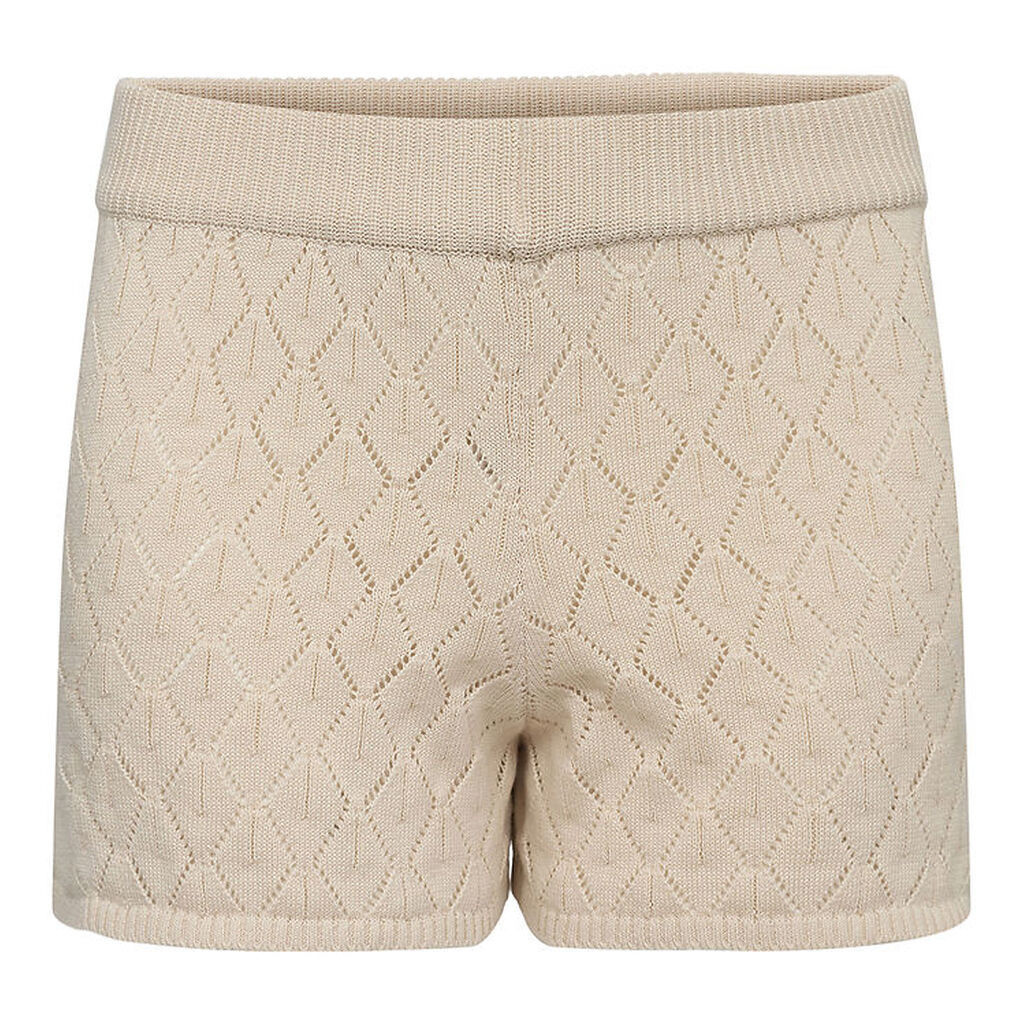 Sofie Schnoor Shorts - Strik - Jumana - Off White m. Hulmønster