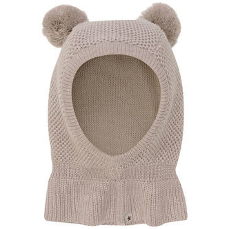 Huttelihut Elefanthue - Uld - 2-lags - Camel Melange m. Kvaster