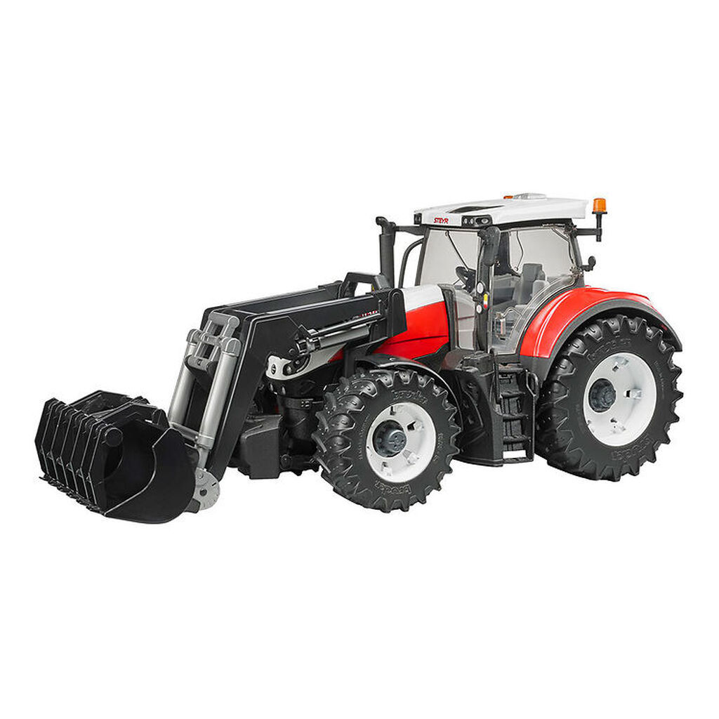 Bruder Traktor - Steyr 6300 Terrus CV m. Frontlæsser - 03181