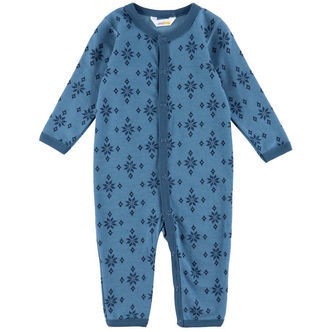 Joha Heldragt - Uld - Blå m. Snefnug